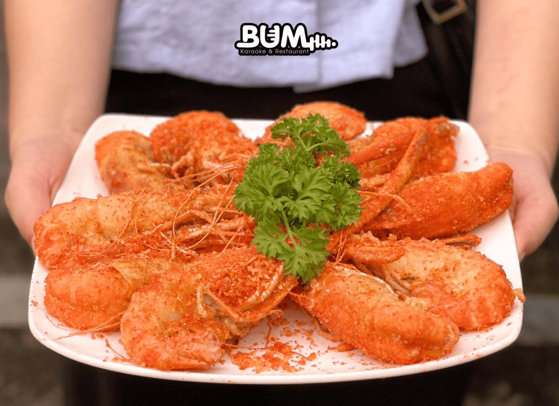 Món tôm càng rang muối tỏi